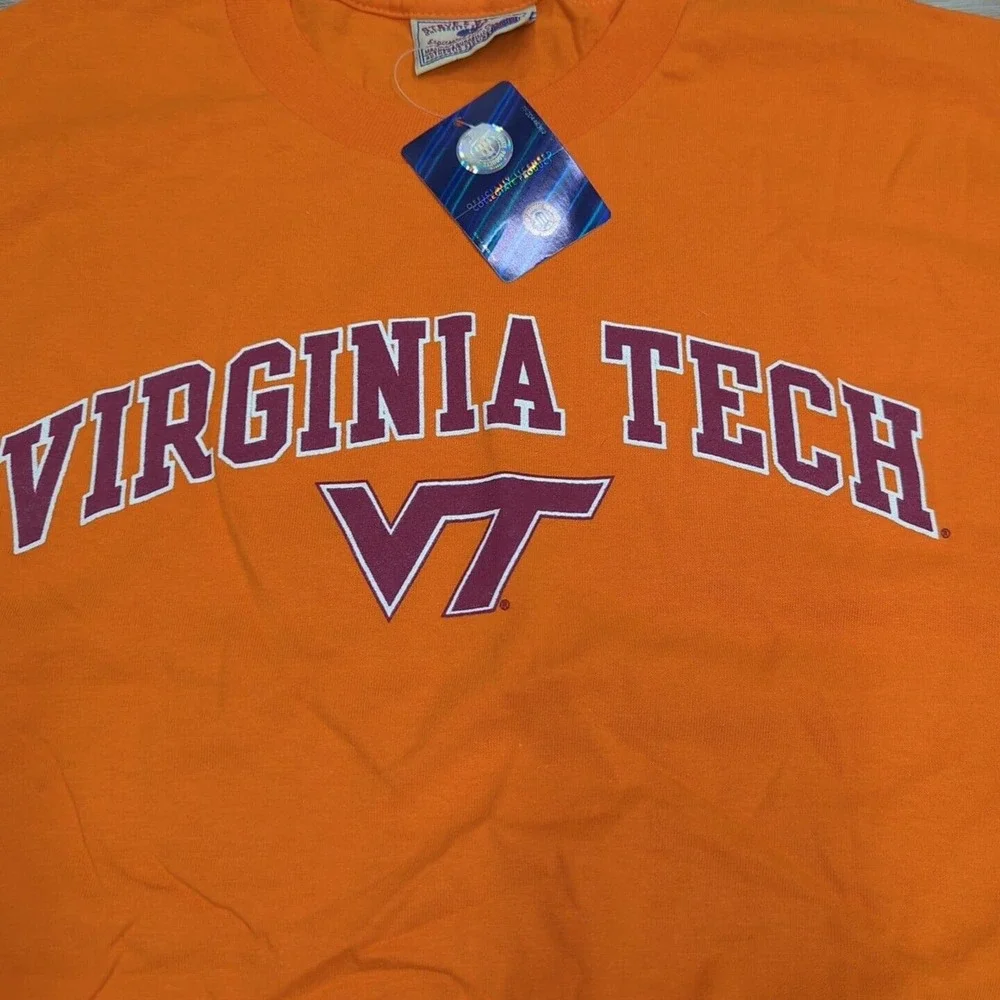 Virginia Tech VT Short Sleeve T-Shirt Hokies Steve & Barry - NWT - Size Large - Picture 2 of 9